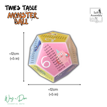 Load image into Gallery viewer, Times Table Monster Ball