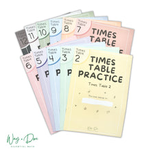 Load image into Gallery viewer, Real Times Table 2-12 Practice